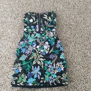 black floral homecoming dress size 000